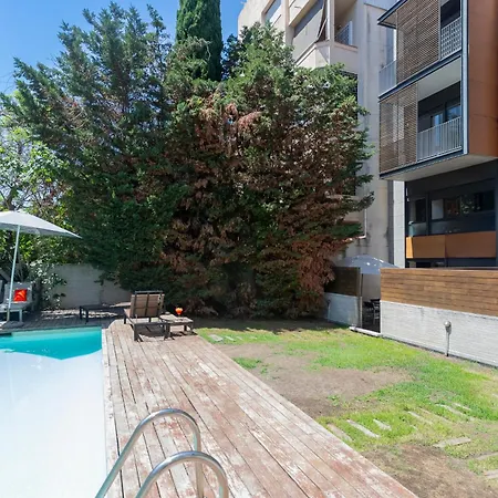 My Space Barcelona Pool Garden Apartments-3